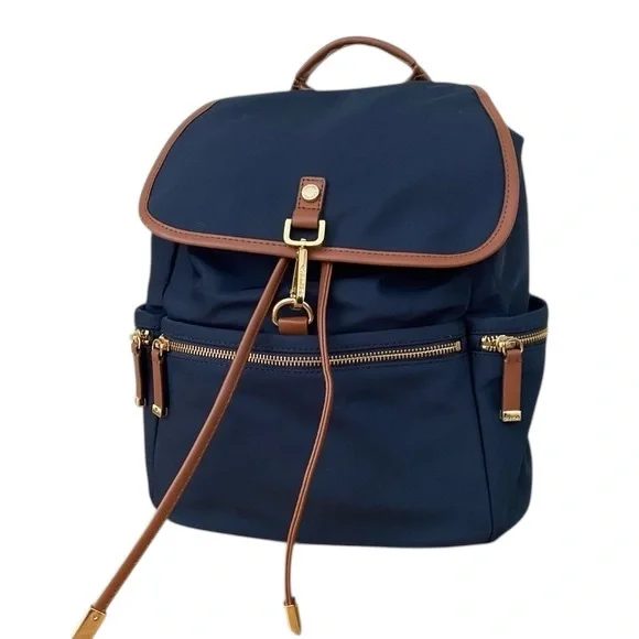 🤎💙Calvin Klein Navy and Brown Backpack LIKE NEW NEVER WORN 🤎💙 - Picture 1 of 6